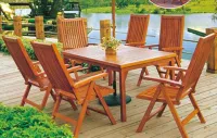 Bàn ghế sân vườn ngoài trời BA-008P