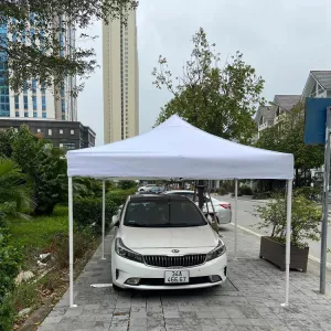 Nhà Bạt Lắp Ghép 3x3m Màu Trắng