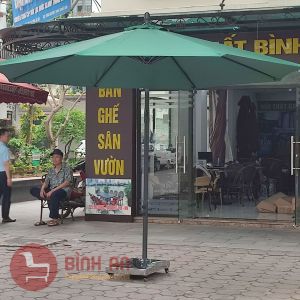 Ô Dù Chính Tâm Sắt 3m Màu Xanh