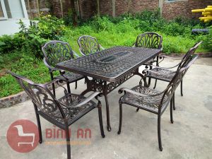 bàn ghế sân vườn ngoài trời D175