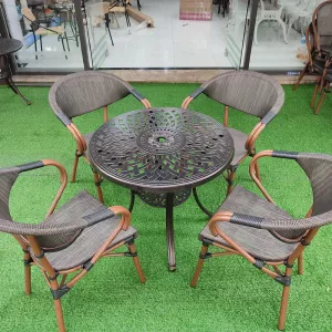 Bàn Ghế Cafe Ngoài Trời Nhập Khẩu D78