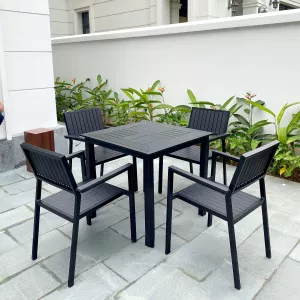Bộ Bàn Ghế Ngoài Trời HV-D80 Polywood