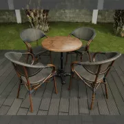 Bộ Bàn Ghế Cafe Ngoài Trời BCP-T04-CT