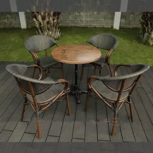 Bộ Bàn Ghế Cafe Ngoài Trời BCP-T04-CT
