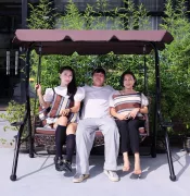 Xích Đu Sân Vườn 3 Chỗ