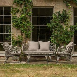 Bộ Bàn Ghế Cafe Mây Nhựa Cao Cấp MN-01