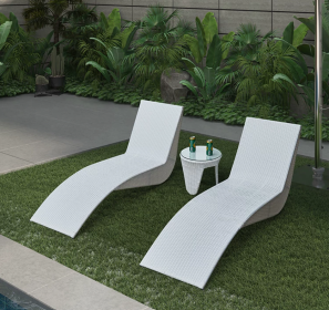 Ghế Tắm Nắng Mây Nhựa MN02