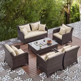 Bộ Bàn Ghế Mây Nhựa Ngoài Trời Cao Cấp BA04