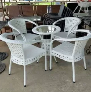 Bộ Bàn Ghế Cafe Giả Mây MT-02