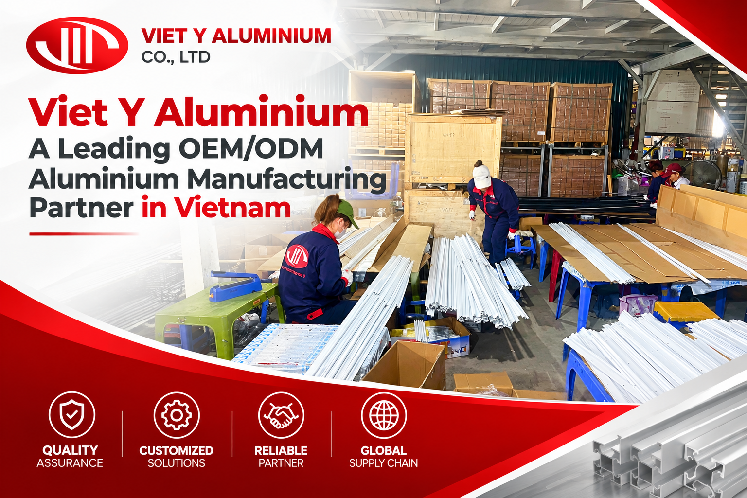 Viet Y Aluminium A Leading OEM/ODM Aluminium Manufacturing Partner in Vietnam