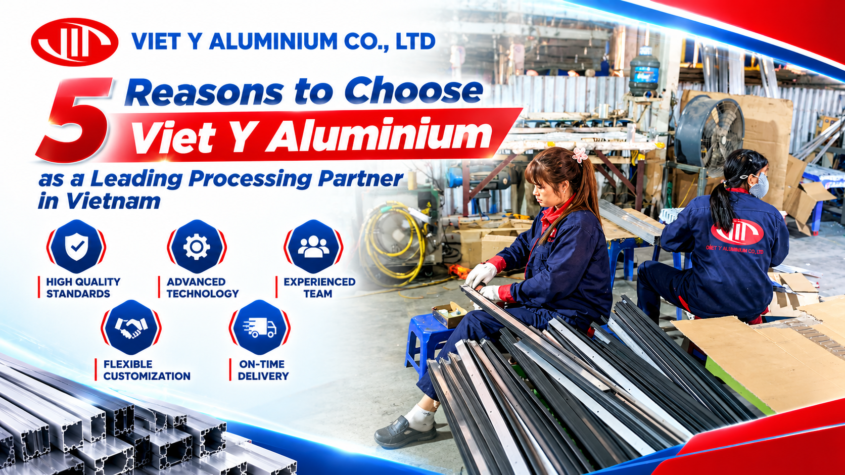5 Reasons to Choose Viet Y Aluminium as a Leading Processing Partner in Vietnam