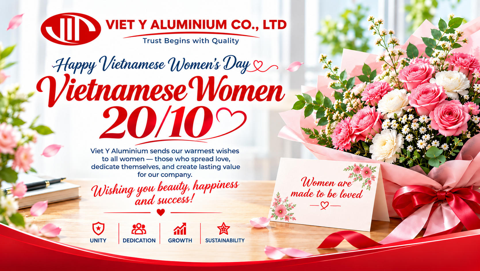 VIET Y ALUMINUM CELEBRATES VIETNAMESE WOMEN'S DAY – OCTOBER 20