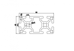 Nhôm băng tải bàn thao tác VIT-0124