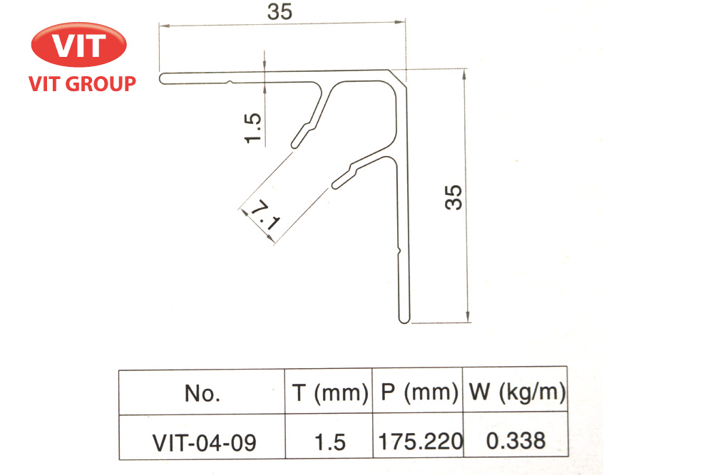 ​Nhôm phòng sạch VIT-0409