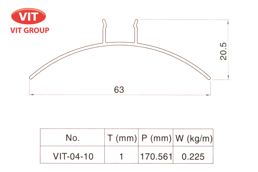 Nhôm phòng sạch VIT-0410