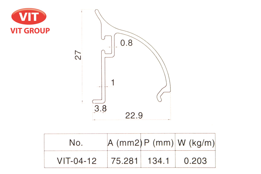 Nhôm phòng sạch VIT-0412