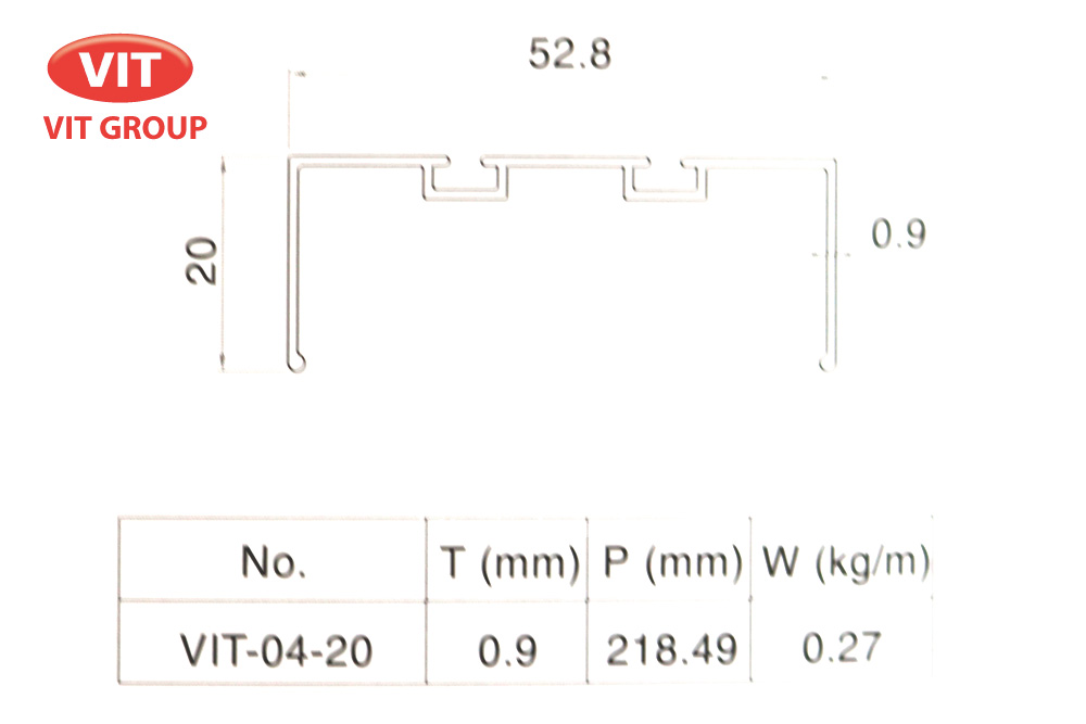 ​Nhôm phòng sạch VIT-0420
