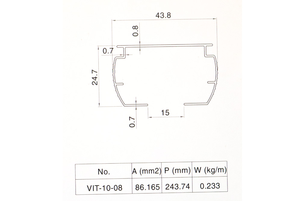 Nhôm mành rèm VIT-1008