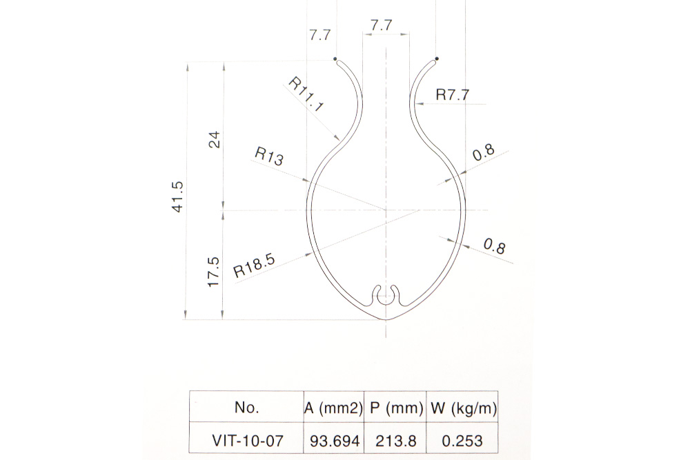 Nhôm mành rèm VIT-1007