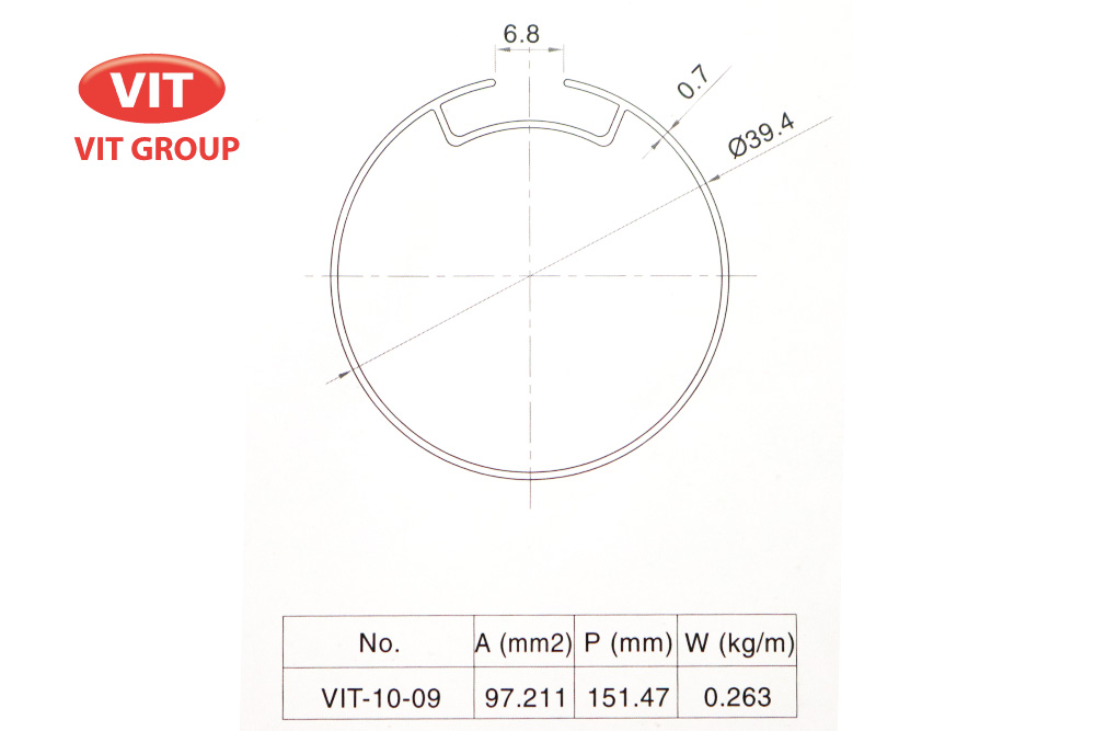 Nhôm mành rèm VIT-1009