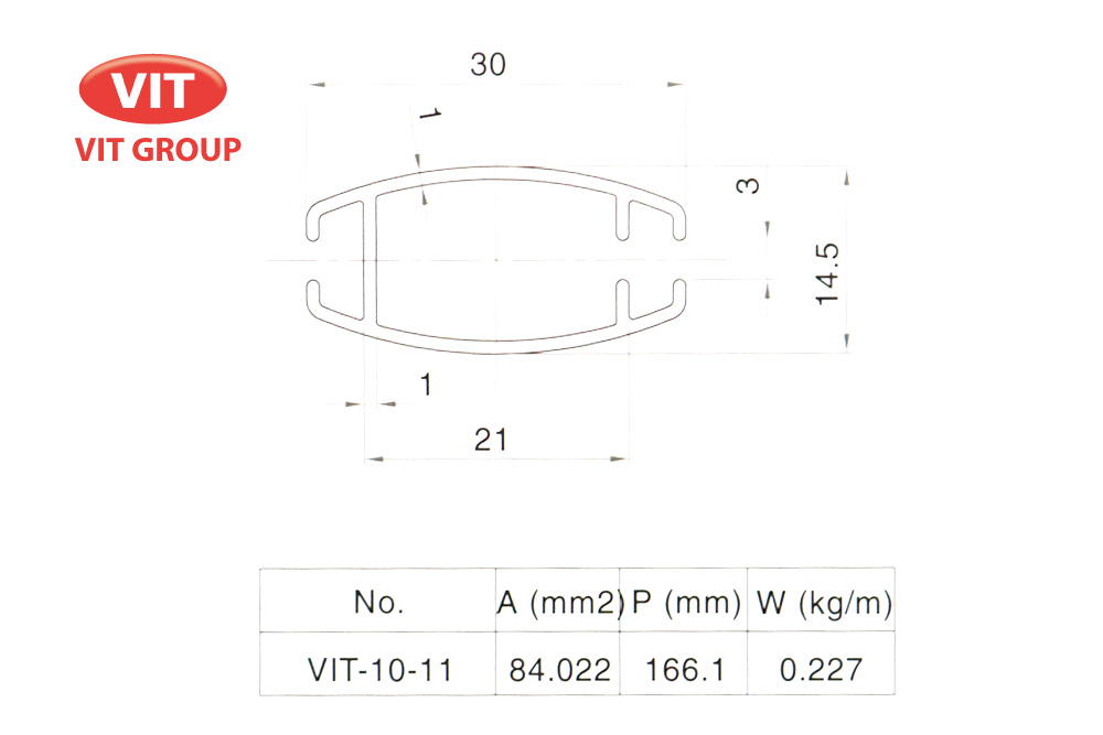 Nhôm mành rèm VIT-1011