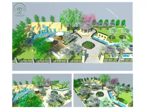 Những mẫu sân vườn biệt thự hiện đại