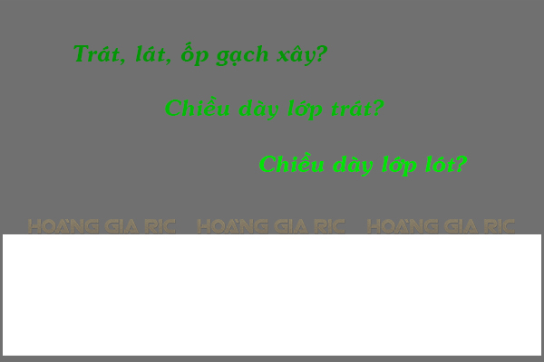 Trát, lát, ốp khối xây gạch theo tiêu chuẩn quốc gia