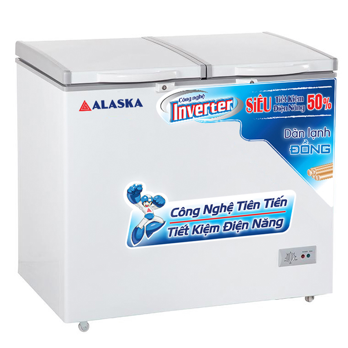 Tủ đông mát inverter Alaska BCD-5568CI 