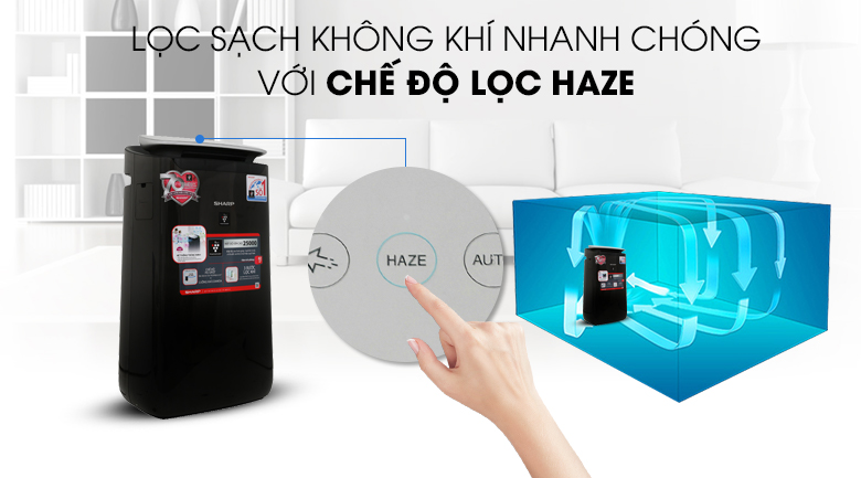 Máy lọc không khí Sharp FP-J80EV-H