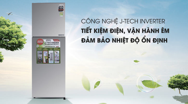 Tủ lạnh Sharp Inverter 224 lít SJ-X251E-SL