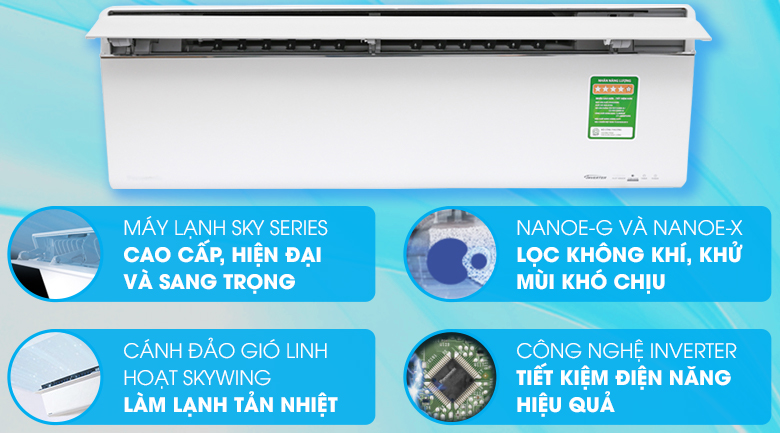 Máy lạnh Panasonic Inverter 2 HP CU/CS-VU18UKH-8