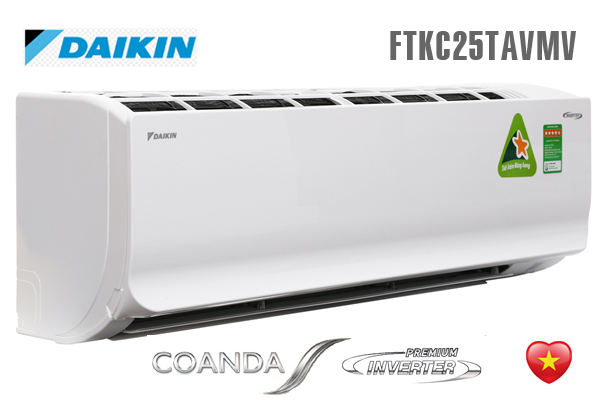 Điều hòa Daikin 1 chiều 9.000BTU Coanda FTKC25TAVMV