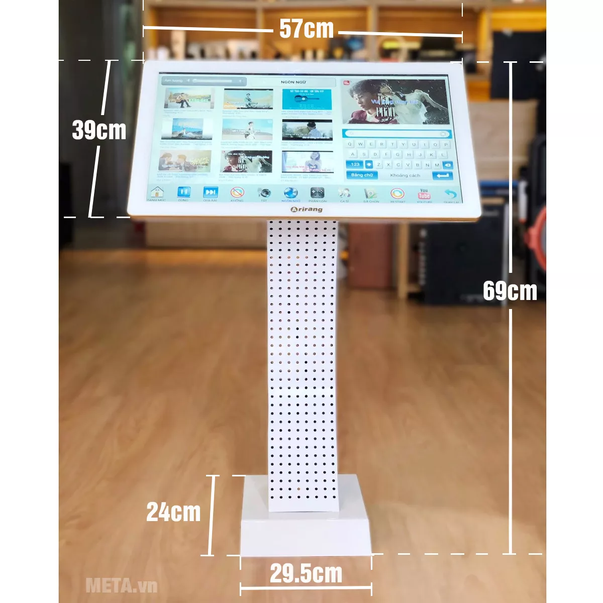 Máy karaoke tích hợp màn hình cảm ứng Arirang K1 (Tích hợp ổ cứng 3TB)