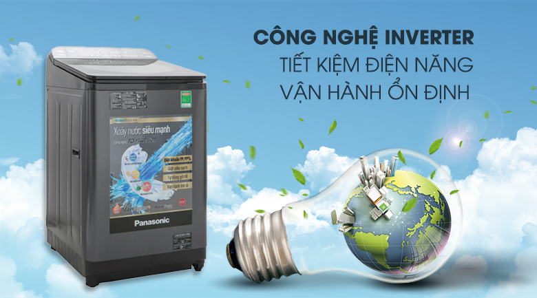 Máy giặt Panasonic Inverter 10.5 Kg NA-FD10VR1BV