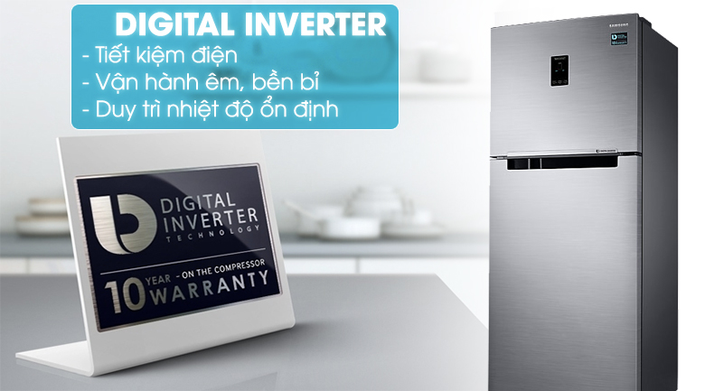 Tủ lạnh Samsung Inverter 364 lít RT35K5532S8/SV