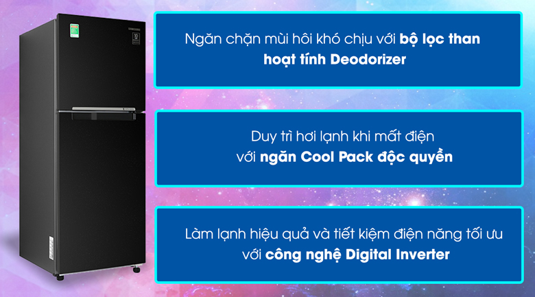 Tủ lạnh Samsung Inverter 208 lít RT20HAR8DBU/SV