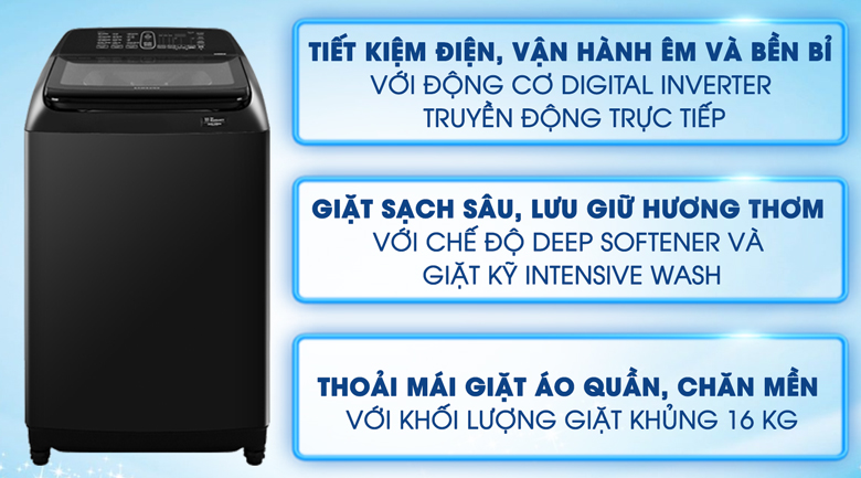 Máy giặt Samsung Inverter 16 kg WA16R6380BV/SV