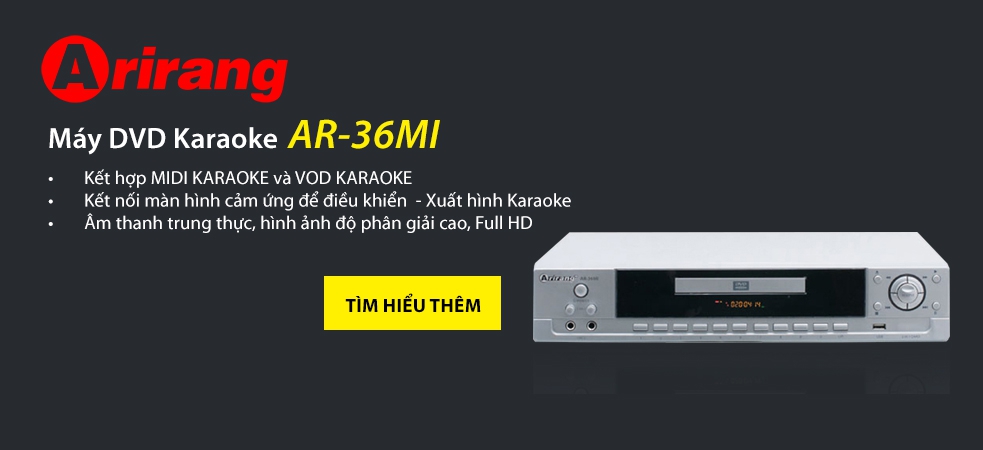 Đầu DVD karaoke 5 số Arirang AR-36MI