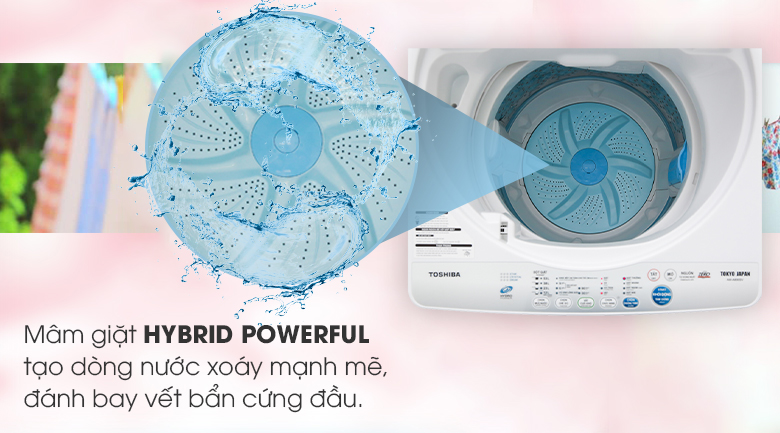 Máy giặt Toshiba 7 kg AW-A800SV WB