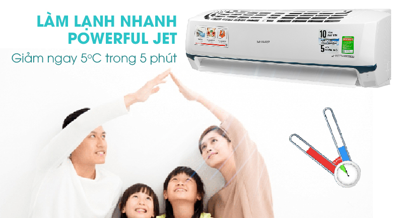 Máy lạnh Sharp Inverter 2 HP AH-X18XEW