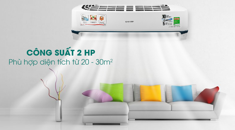 Máy lạnh Sharp Inverter 2 HP AH-X18XEW