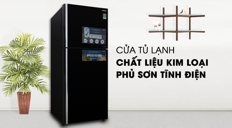 Tủ lạnh Hitachi Inverter 339 lít R-FG450PGV8 GBK