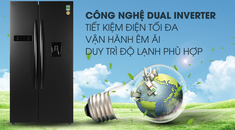 Tủ lạnh Toshiba Inverter 513 lít GR-RS682WE-PMV(06)-MG Mới 2020