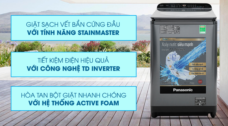 Máy giặt Panasonic Inverter 10.5 Kg NA-FD10AR1BV