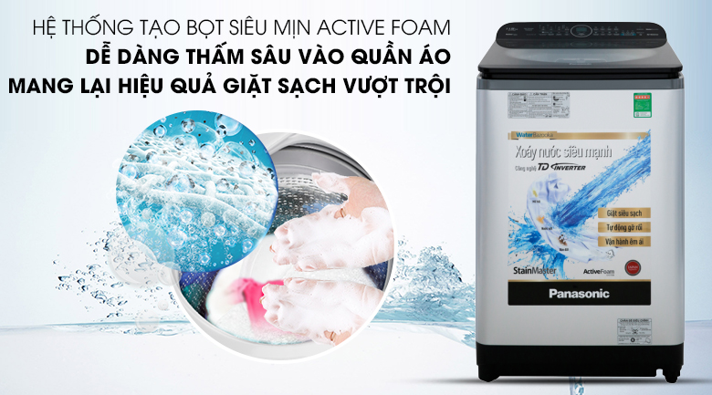 Máy giặt Panasonic Inverter 11.5 Kg NA-FD11XR1LV