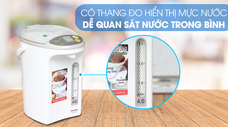 Bình thủy điện Panasonic NC-EG4000CSY 4 lít