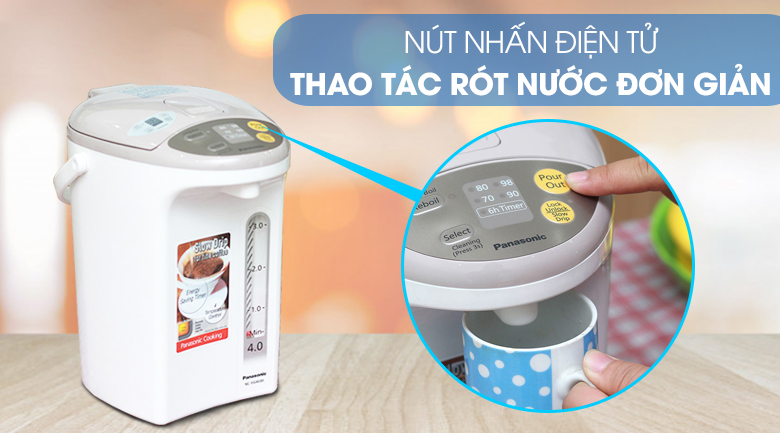 Bình thủy điện Panasonic NC-EG4000CSY 4 lít