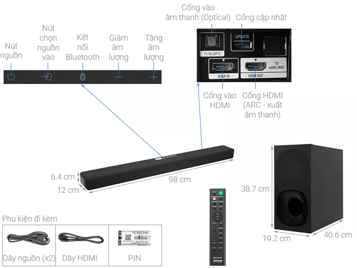 Loa Soundbar Sony HT-G700 C SP1