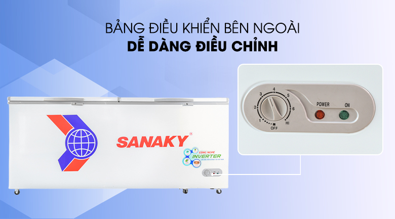 Tủ đông Sanaky Inverter 761 lít VH-8699HY3