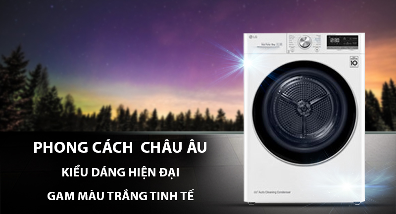 Máy sấy LG 9 Kg DVHP09W